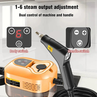 2500W Portable Handheld Steam Cleaner - InspiredGrabs.com